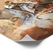 無垢な絵画概念 ポスター (角)