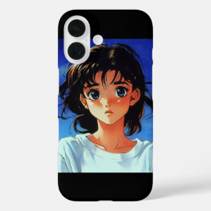 無垢な視線アニメガールiPhone 16ケース iPhone 16ケース