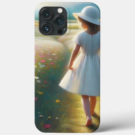 無垢な開花、花を歩く Case-Mate iPhoneケース (裏面)
