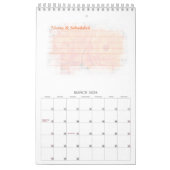 無垢のオレンジ カレンダー (3月 2026)