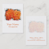 無垢のオレンジ 名刺 (正面/裏面)