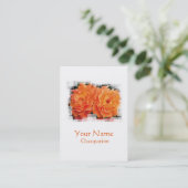 無垢のオレンジ 名刺 (スタンド正面)