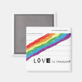 無垢のマグネット四角 マグネット (正面/裏面)