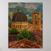 無垢の概念の教会フレームプリント ポスター (正面)