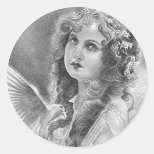 無垢ステッカー ラウンドシール (正面)