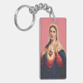 無垢ハートヴァージンメアリー キーホルダー (正面左)