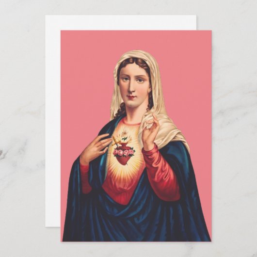 無垢ハートヴァージンメアリー サンキューカード (正面/裏面)