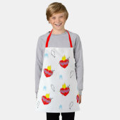 無垢ハート エプロン (着用した状態)