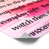 無垢プリント、バリューポスター紙(マット) ポスター (角)