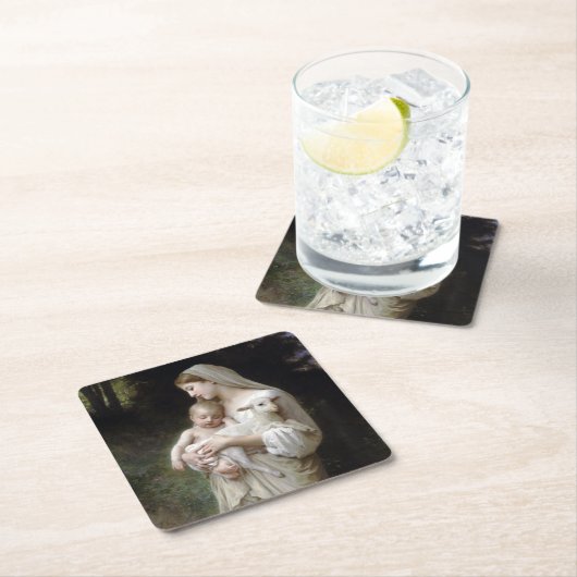 『無垢』（むく）、ブーグロー スクエアペーパーコースター (インサイチュ)