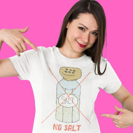 無塩ナトリウムフリー健康ダイエット Tシャツ