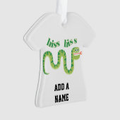 無声スー音の無声スー音のヘビ オーナメント (正面)