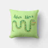 無声スー音の無声スー音のヘビ クッション (正面)