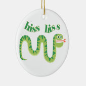 無声スー音の無声スー音のヘビ セラミックオーナメント (右)