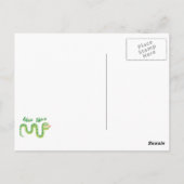 無声スー音の無声スー音のヘビ ポストカード (裏面)