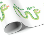 無声スー音の無声スー音のヘビ ラッピングペーパー (ロールコーナー)