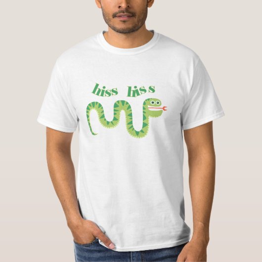 無声スー音の無声スー音のヘビ Tシャツ (正面)