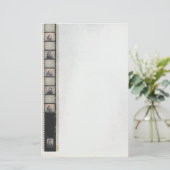 無声映画1の文房具 便箋 (スタンド正面)