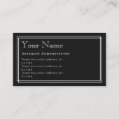 "無声映画"のデータベースAdminの名刺 名刺 (裏面)