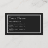 "無声映画"の回転は名刺を分類します 名刺 (裏面)