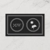 "無声映画"の太陽のな取付人の名刺 名刺 (正面)