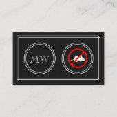 "無声映画"の害虫駆除の名刺 名刺 (正面)