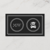 "無声映画"の運転インストラクターの名刺 名刺 (正面)