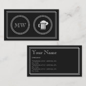 "無声映画"の醸造業者の名刺 名刺 (正面/裏面)