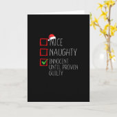 無実と主張するイタズラ小悪魔 カード (黄色い花)