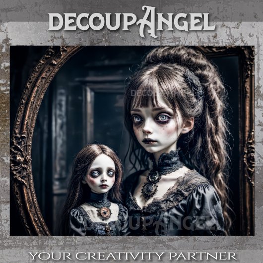 無実の反射を忘れない – デコパージュ –  薄葉紙