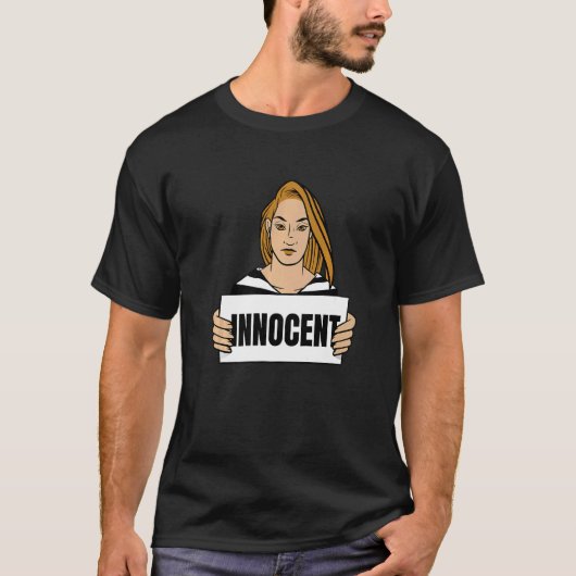 無実の女性の刑務所 Tシャツ (正面)
