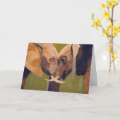 無実愛 カード (黄色い花)