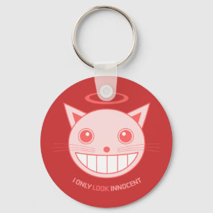 無実/邪悪な猫のkeychain キーホルダー