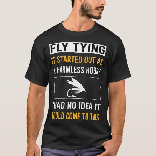 無害なホビーフライ・タイイング Tシャツ (正面)