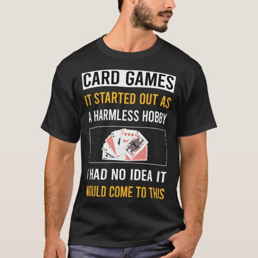 無害な趣味のカードゲーム Tシャツ (正面)