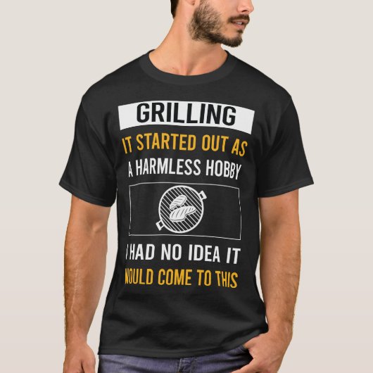 無害な趣味のグリル Tシャツ (正面)
