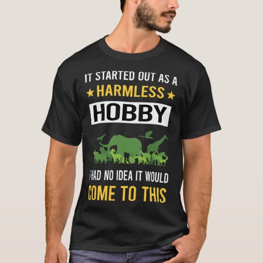 無害な趣味の動物学動物学者 Tシャツ (正面)