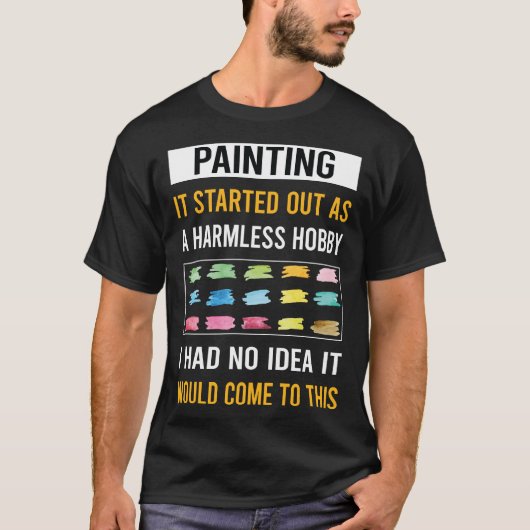 無害な趣味の絵画 Tシャツ (正面)