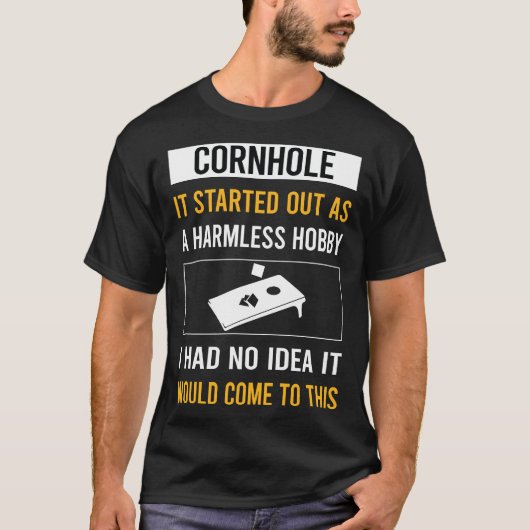 無害な趣味 コーンホール Tシャツ (正面)