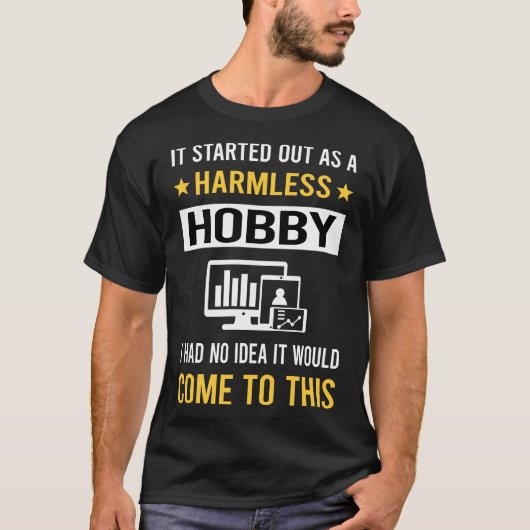 無害な趣味 情報技術 Tシャツ (正面)