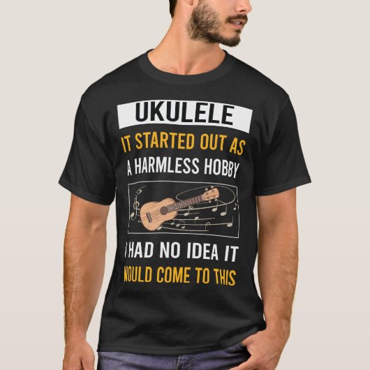 無害ホビーウクレレ Tシャツ (正面)