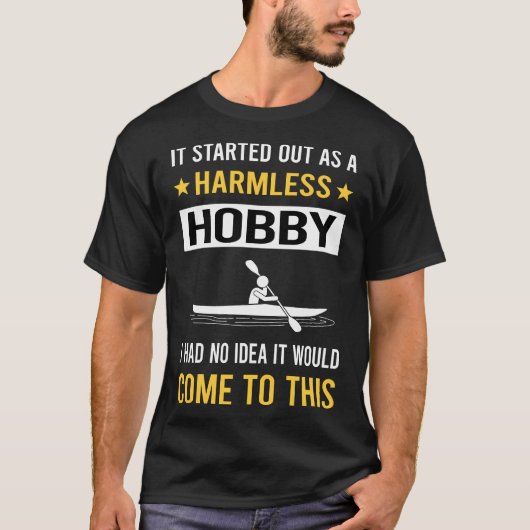 無害ホビーカヤックカヤック Tシャツ (正面)