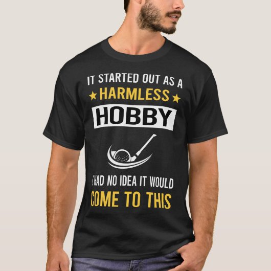 無害ホビーゴルフゴルファー Tシャツ (正面)