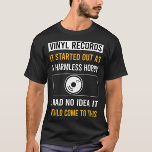 無害ホビービニールレコード Tシャツ