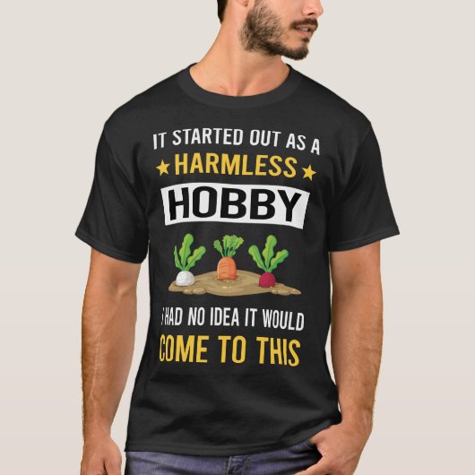無害ホビーベジタブル農業 Tシャツ (正面)