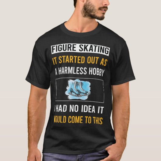 無害ホビー姿スケートで滑る Tシャツ (正面)