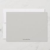 無彩色スケールでトンボを示していて悔やみや弔慰カードが 招待状 (裏面)