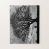 無彩色スケールの愛 ジグソーパズル (縦)