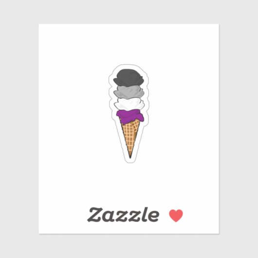 無性アイスクリーム シール (シート)