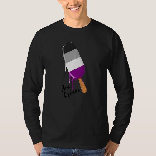 無性エースクリーム無性エースフラッグアリー無性Pr Tシャツ (正面)